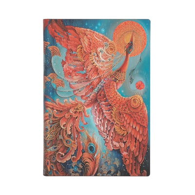 Firebird Mini Lined Softcover Journal, 208pg, 80gsm by Paperblanks (Birds of Happiness) by Paperblanks