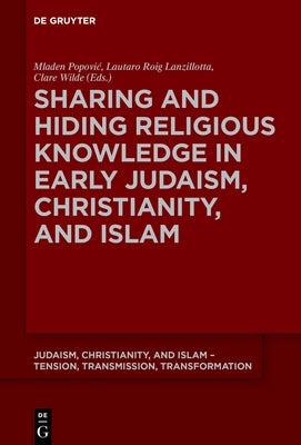 Sharing and Hiding Religious Knowledge in Early Judaism, Christianity, and Islam by Popovic, Mladen