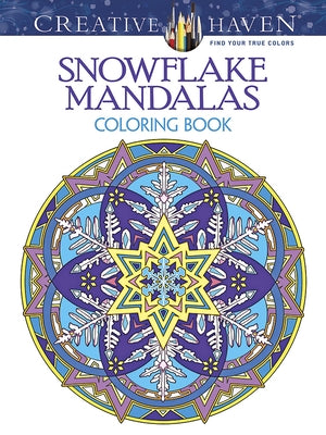 Creative Haven Snowflake Mandalas Coloring Book by Noble, Marty
