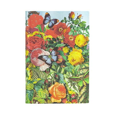 Butterfly Garden Mini Unlined Softcover Journal, 208pg, 80gsm by Paperblanks (Nature Montages) by Paperblanks