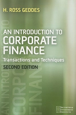 Introduction to Corporate Fina by Geddes, Ross