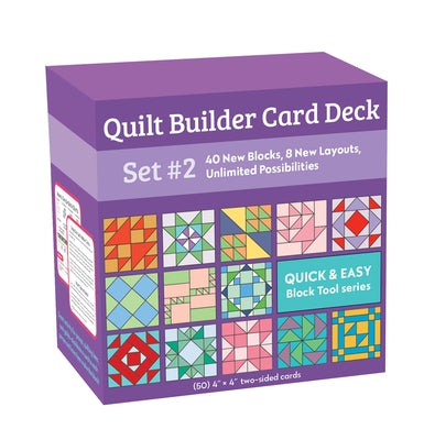 Quilt Builder Card Deck Set #2: 40 New Blocks, 8 New Layouts, Unlimited Possibilities by C&t Publishing