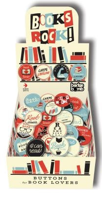 Books Rock ! Buttons: Buttons for Book Lovers by Gibbs Smith