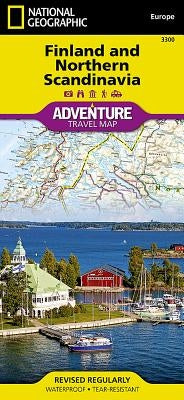 Finland and Northern Scandinavia Map by National Geographic Maps