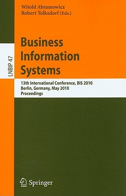Business Information Systems by Abramowicz, Witold