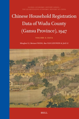 Chinese Household Registration Data of Wudu County (Gansu Province), 1947 (Volume 3): Data by Li, Minghui