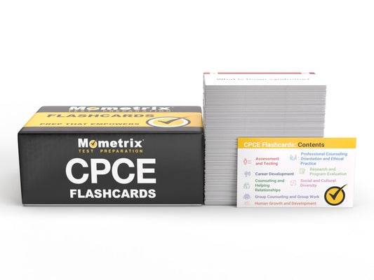Cpce Exam Preparation 2023 and 2024: Cpce Study Cards for the Counselor Preparation Comprehensive Exam [Full Color Cards] by Mometrix