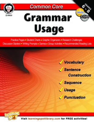 Common Core: Grammar Usage by Armstrong, Linda