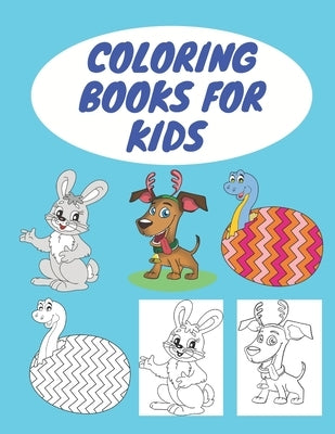 Coloring Books for Kids: Animal coloring book, size 8.5 x 11 inch, 30 pages / notebook contains animals as well as animal names. (For children by Book, Coloring