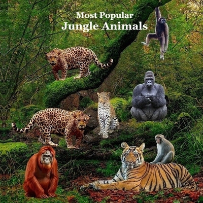 Most Popular Jungle Animals Kids Book: Great Children's Book About Animals of the Jungle by Marie, Kinsey
