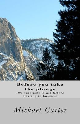 Before you take the plunge: 100 questions to ask before starting in business by Carter, Michael