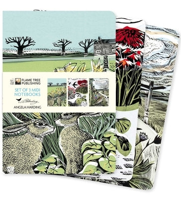 Angela Harding Set of 3 MIDI Notebooks - Landscapes by Flame Tree Studio