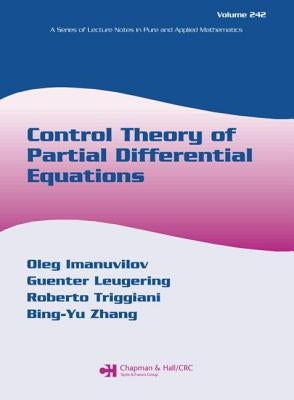 Control Theory of Partial Differential Equations by Leugering, Guenter