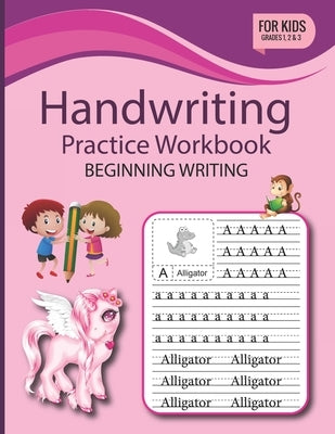 Handwriting Practice Workbook: Cute Unicorn Alphabet Handwriting Practice workbook for Kids ( Kindergarten & Preschool ) / Easy way to learn Alphabet by Star, Blue