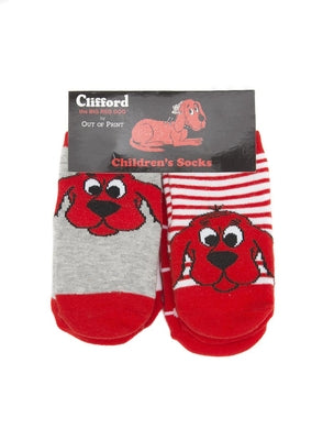 Clifford the Big Red Dog Baby/Toddler Socks 4-Pack - 0-12 Months by Out of Print