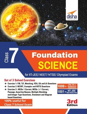 Foundation Science for IIT-JEE/ NEET/ NTSE/ Olympiad Class 7 - 3rd Edition by Disha Experts