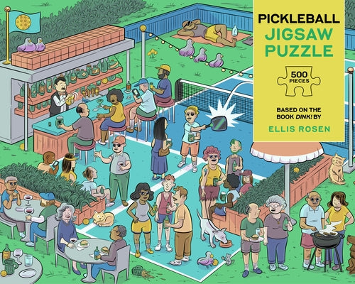 Pickleball Jigsaw Puzzle: Based on the Book Dink! by Rosen, Ellis