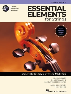 Essential Elements for Strings - Cello Book 2 with Online Resources by Gillespie, Robert