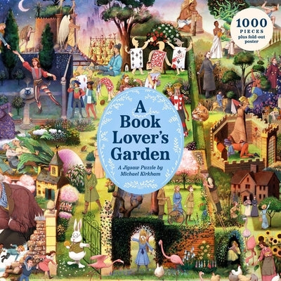 A Book Lover's Garden 1000 Piece Puzzle by Kirkham, Michael