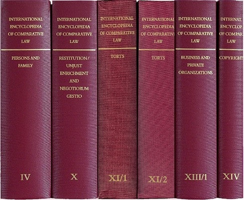 International Encyclopedia of Comparative Law, Volume XIII (2 Vols) by Conard, Alfred