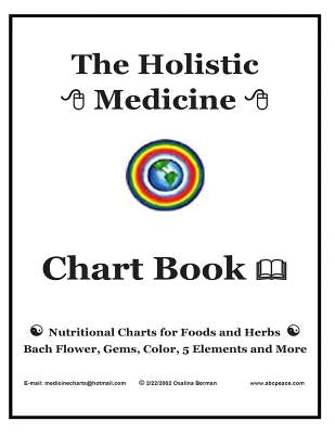The Holistic Medicine Chart Book: Nutritional Charts for Foods and Herbs, Bach Flower, Gems, Color, 5 Elements and More by Berman M. H., Osalina