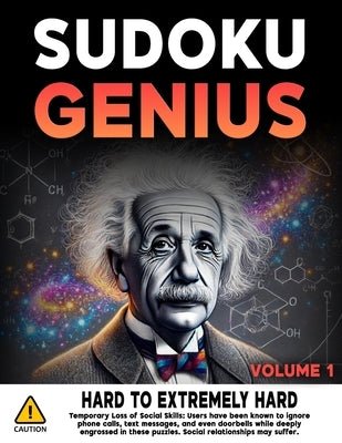 Sudoku Genius Hard to Extremely Hard Volume 1: 380 Tough Sudoku Puzzles For True Sudoku Champions by Berriman, Corbin