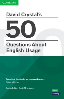 David Crystal's 50 Questions about English Usage Pocket Editions by Crystal, David