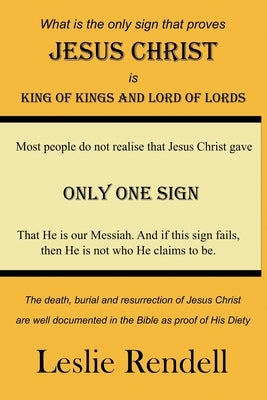 Only One Sign by Rendell, Leslie