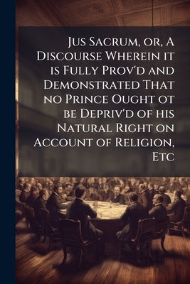 Jus Sacrum, or, A Discourse Wherein it is Fully Prov'd and Demonstrated That no Prince Ought ot be Depriv'd of his Natural Right on Account of Religio by Anonymous