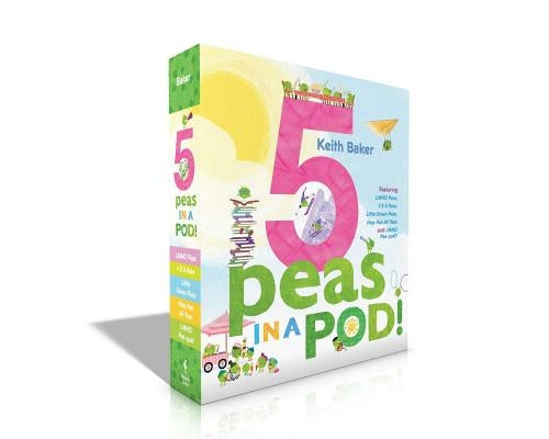 5 Peas in a Pod! (Boxed Set): Lmno Peas; 1-2-3 Peas; Little Green Peas; Hap-Pea All Year; Lmno Pea-Quel by Baker, Keith