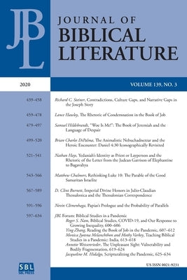 Journal of Biblical Literature 139.3 (2020) by Brett, Mark G.