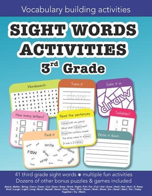 Sight Words Third Grade vocabulary building activities: Education resources by Bounce Learning Kids by Morgan, Christopher D.