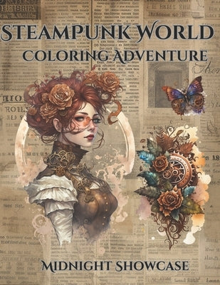 Steam Punk World Coloring Adventure by Showcase, Midnight