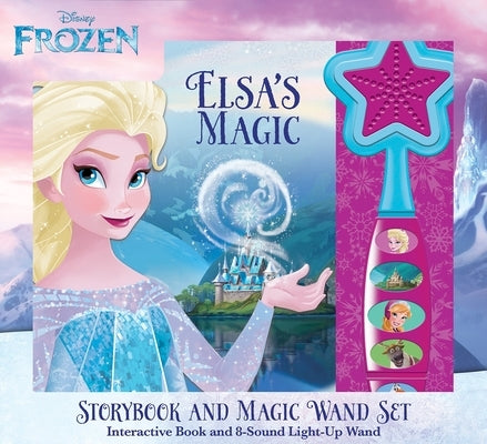Disney Frozen: Elsa's Magic Storybook and Magic Wand Sound Book Set [With Battery] by The Disney Storybook Art Team