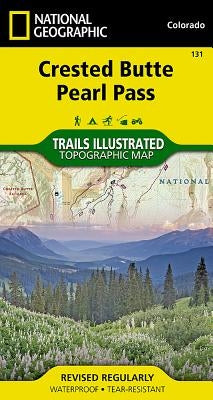 Crested Butte, Pearl Pass Map by National Geographic Maps