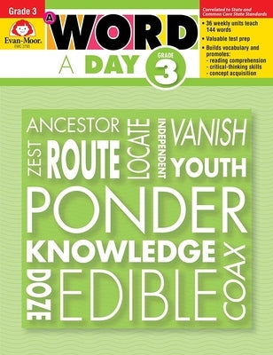 A Word a Day, Grade 3 Teacher Edition by Evan-Moor Corporation