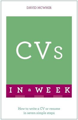 CVs in a Week by McWhir, David