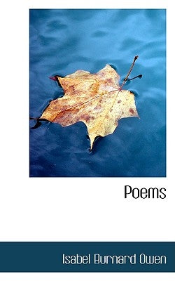 Poems by Owen, Isabel Burnard