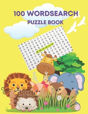 100 wordsearch puzzle book: word search game for kid age 4-8 large print 8.5*11 inches 110 pages Activities&Games by Jt, Yuuna