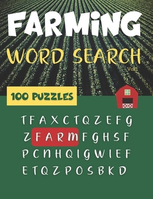 Farming Word Search - 100 Puzzles (vol.1): Brain Games for adults and kids by Brain, Thesaurus
