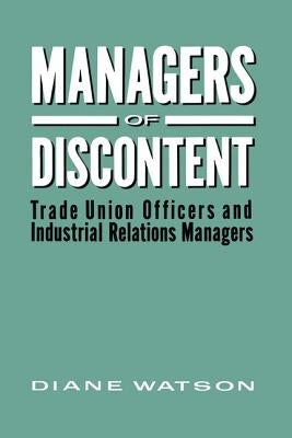 Managers of Discontent by Watson, Diane H.