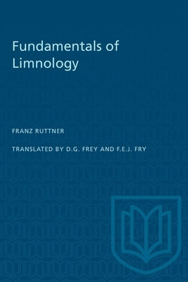 Fundamentals of Limnology by Ruttner, Franz