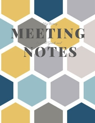 My Boring Meeting Survival Guide and Notes: 8.5x11 Meeting Notebook and Puzzle Book by Books, Gadfly