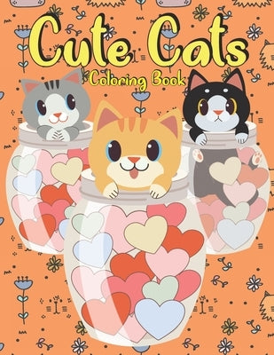 Cute Cats Coloring Book: for kids to color 30 cats drawing . the perfect gift for children by Mask, James