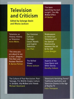 Television and Criticism by Davin, Solange