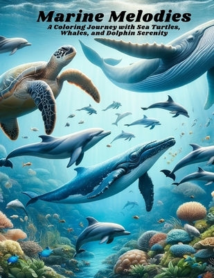 Marine Melodies: A Coloring Journey with Sea Turtles, Whales, and Dolphin Serenity by Chan, Alan