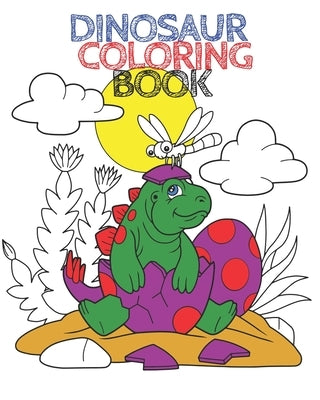 Dinosaur Coloring Book: over 80+ cute Dinos with Space to doodle! by Jones, Aria
