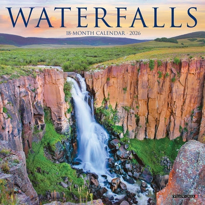 Waterfalls 2026 7 X 7 Mini Wall Calendar by Willow Creek Press