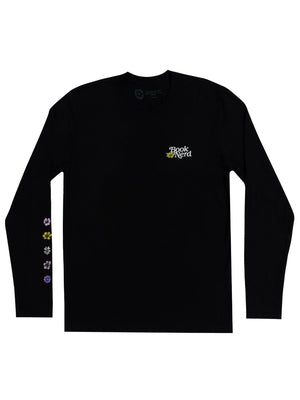 Book Nerd Floral Unisex Long Sleeve X-Large by Out of Print