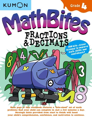 Mathbites: Grade 4 Fractions and Decimals by Kumon